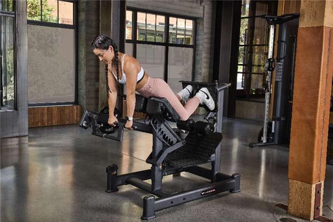 综合训练器 史密斯机_Precor必确GLUTEBUILDER系列臀部训练器材_史密斯臀推训练器双线性轴承技术
